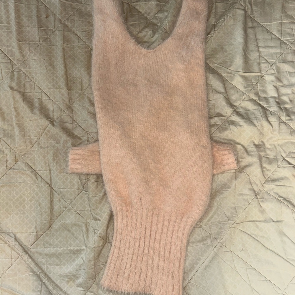 Target The Cuddle Collab L/XL Dog turtleneck sweater full body soft pink - Picture 5 of 11
